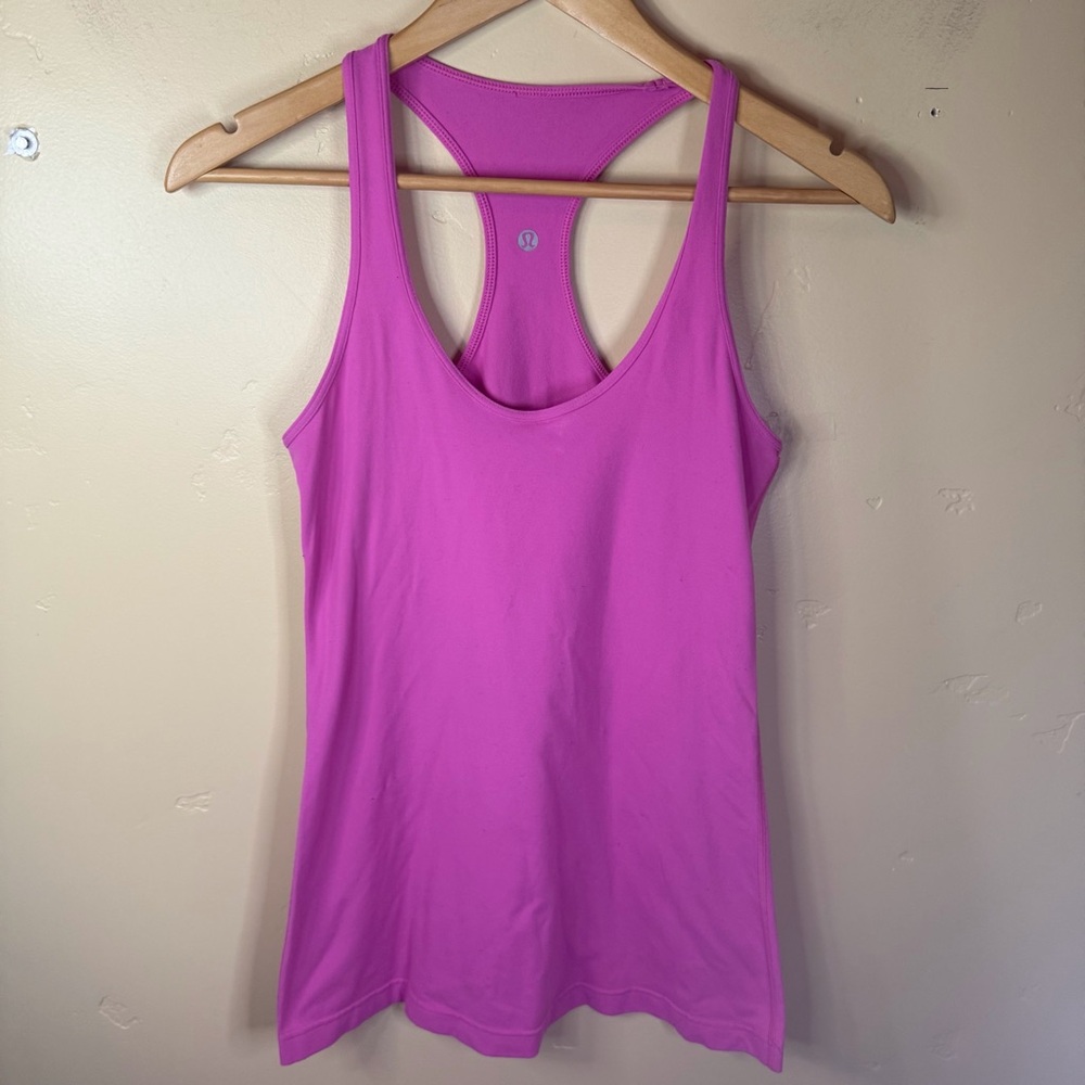 LULULEMON ATHLETICA Cool Racerback Tank‎ in Pink Paradise Size 4 Activewear